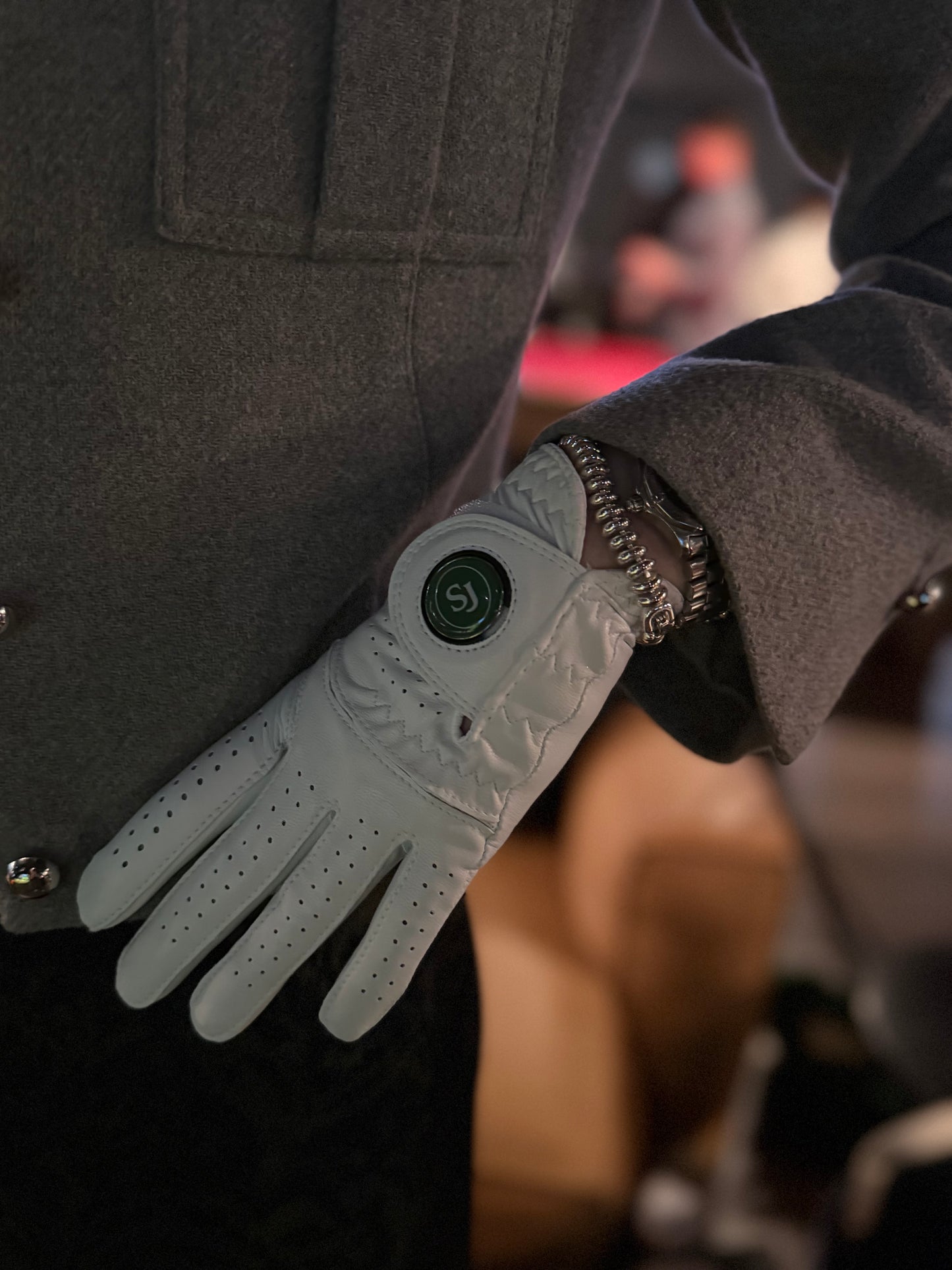 SJ Monogram Golf Glove