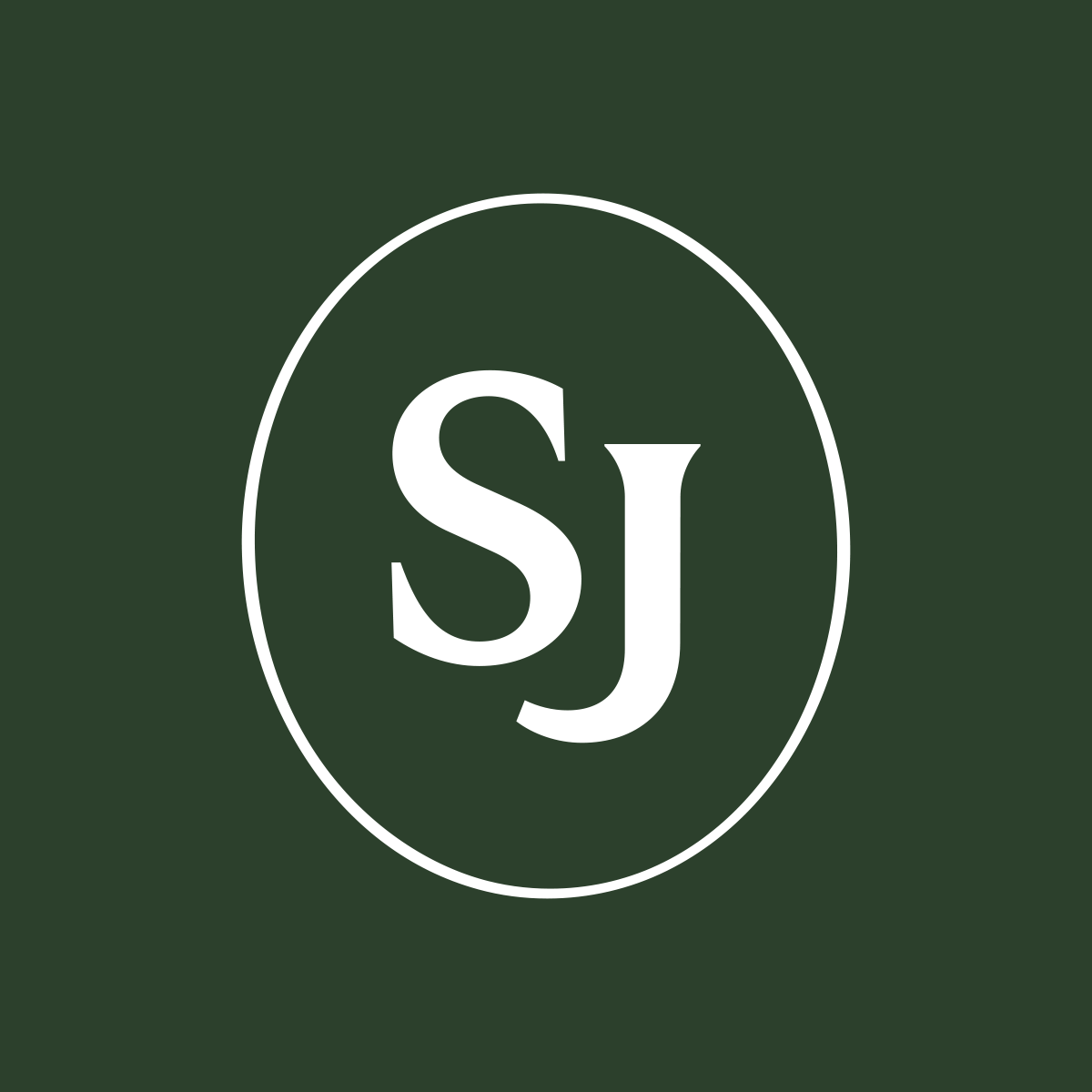 SJ Monogram Golf Glove